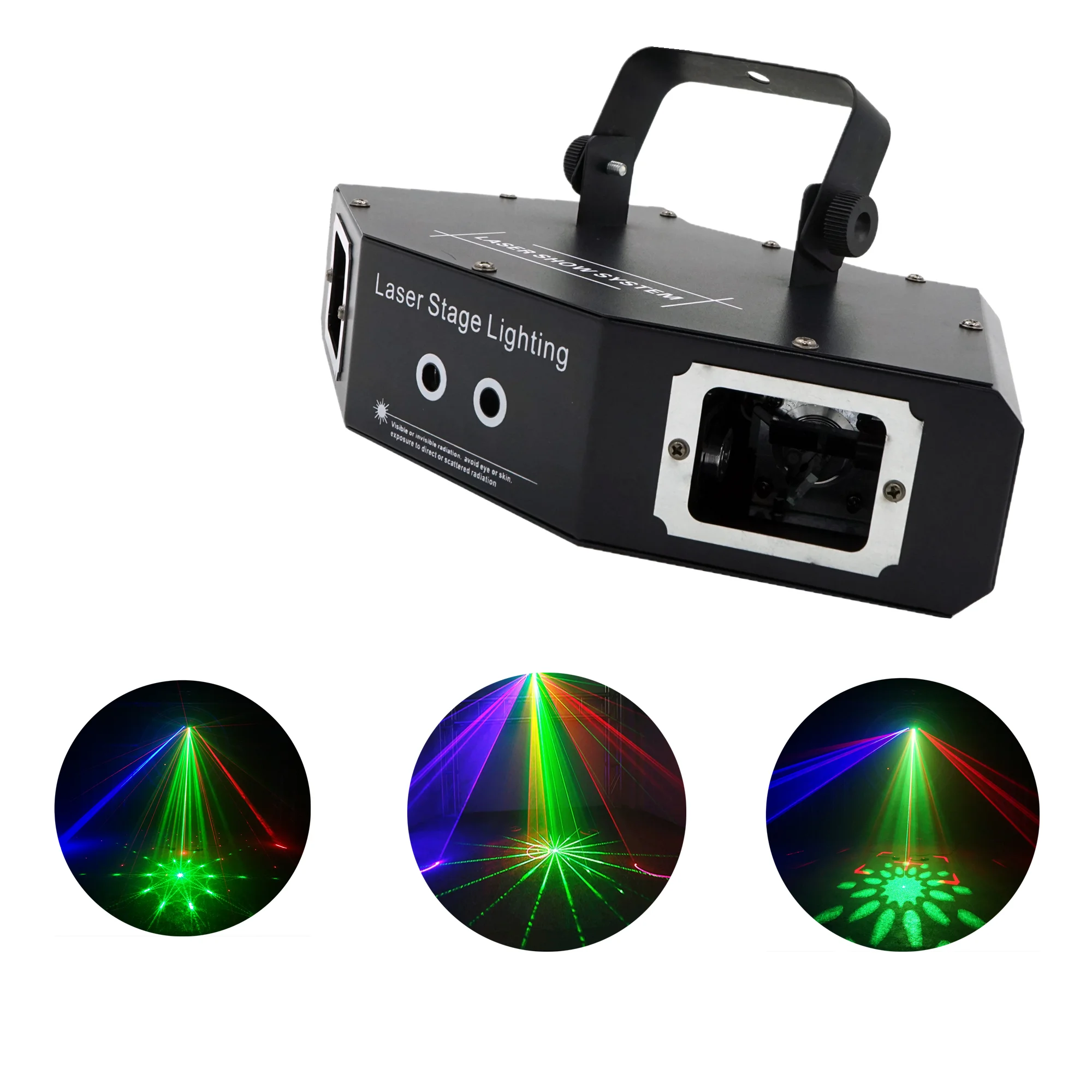 

Полноцветный лазерный луч 4 в 1, RGB, 4 отверстия