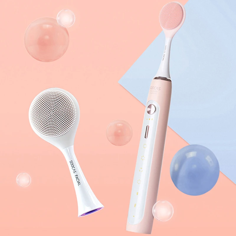 1 SOOCAS Мягкая очищающая щетка для лица головка X1/X3/X5 зубная от Youpin | Красота и