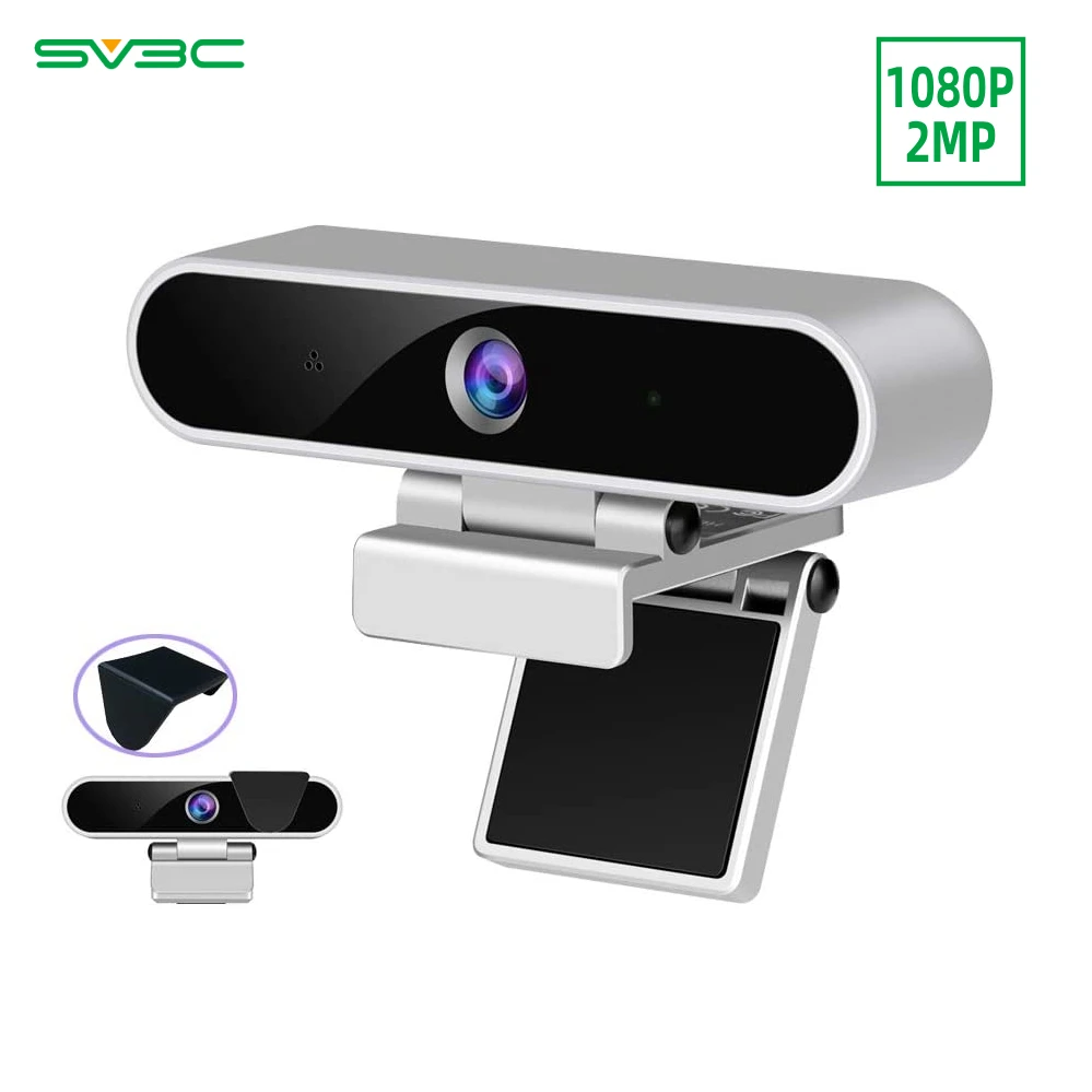 WEBCAM With Microphone For PC,SV3C Full Hd 1080P USB Computer Camera,Web CAM For Calls/Conference, Zoom/Skype/YouTube, Laptop