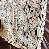 french romantic nordic pastoral crochet 100cotton thread weaving lace %d1%88%d1%82%d0%be%d1%80%d1%8b partition cortinas door curtain for living room lq