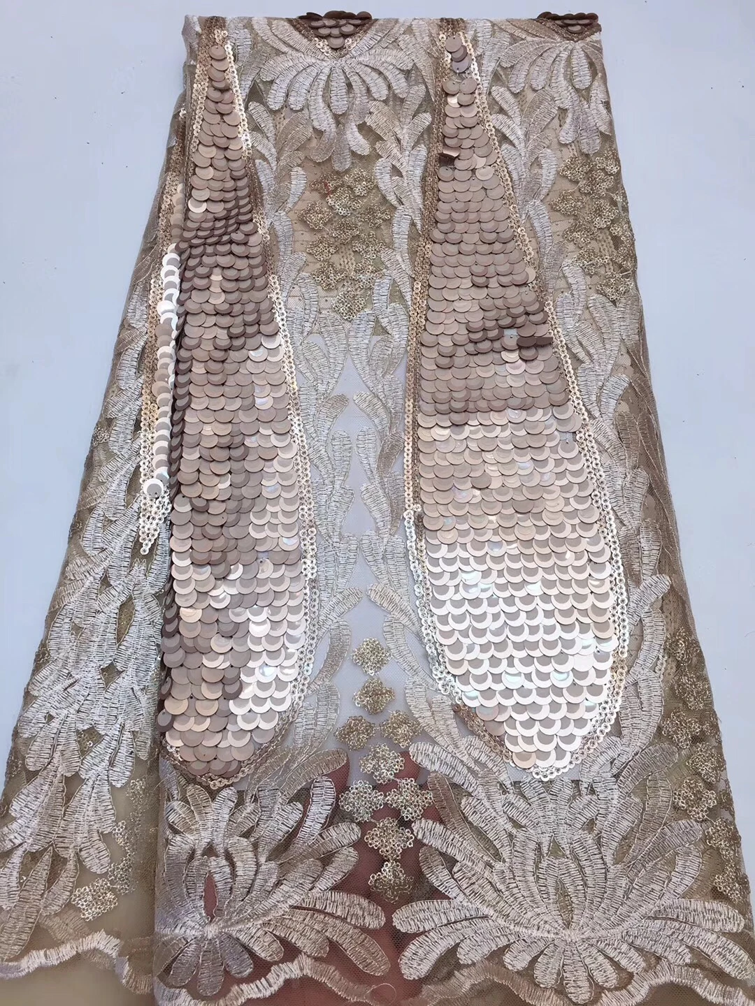 Индийская кружевная ткань с блестками 2020 Нигерия сетка Вуаль Сетка Тюль гипюр