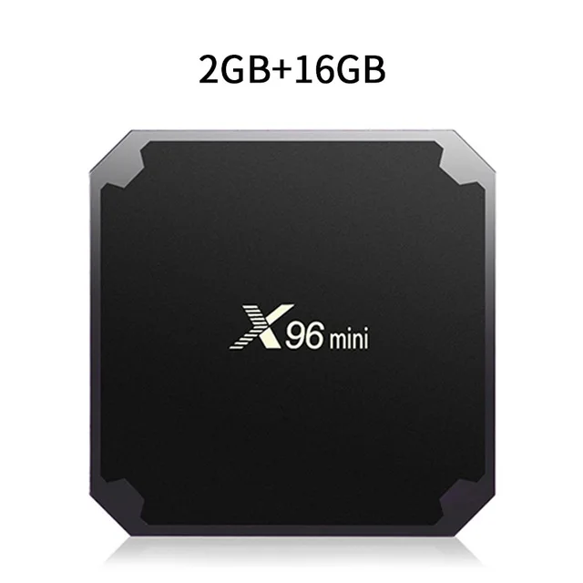 X96 Мини Android 7,1 Smart tv BOX 2 GB/16 GB tv BOX X 96 mini Amlogic S905W H.265 4K 2,4 GHz WiFi медиаплеер телеприставка X96mini - Цвет: 2G 16G