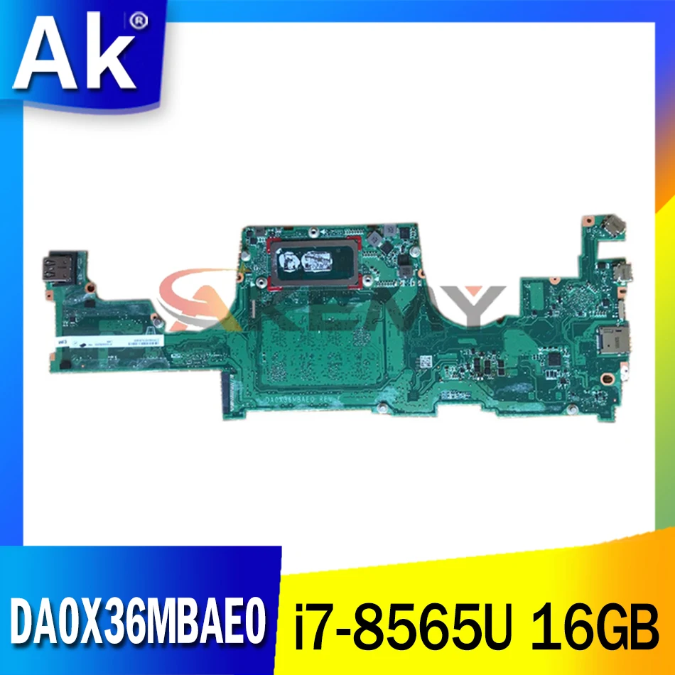 

For HP TPN-Q212 Spectre x360 13-AP Laptop motherboard with i7-8565u 16GB L37638-601 mainboard DA0X36MBAE0 100% tested ok