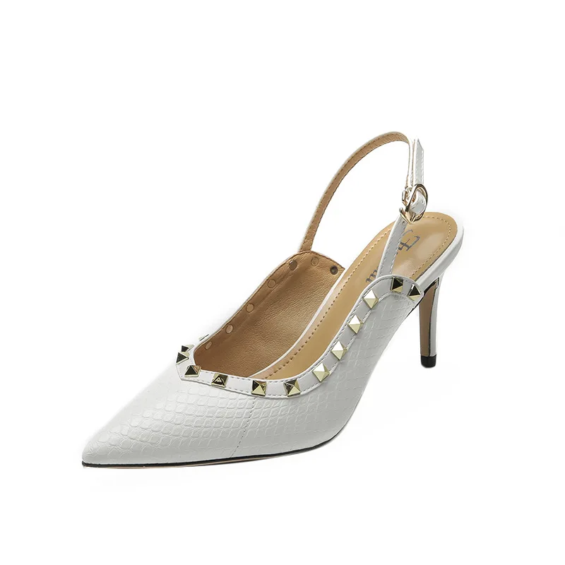 

Туфли-лодочки женские на высоком каблуке с острым носком