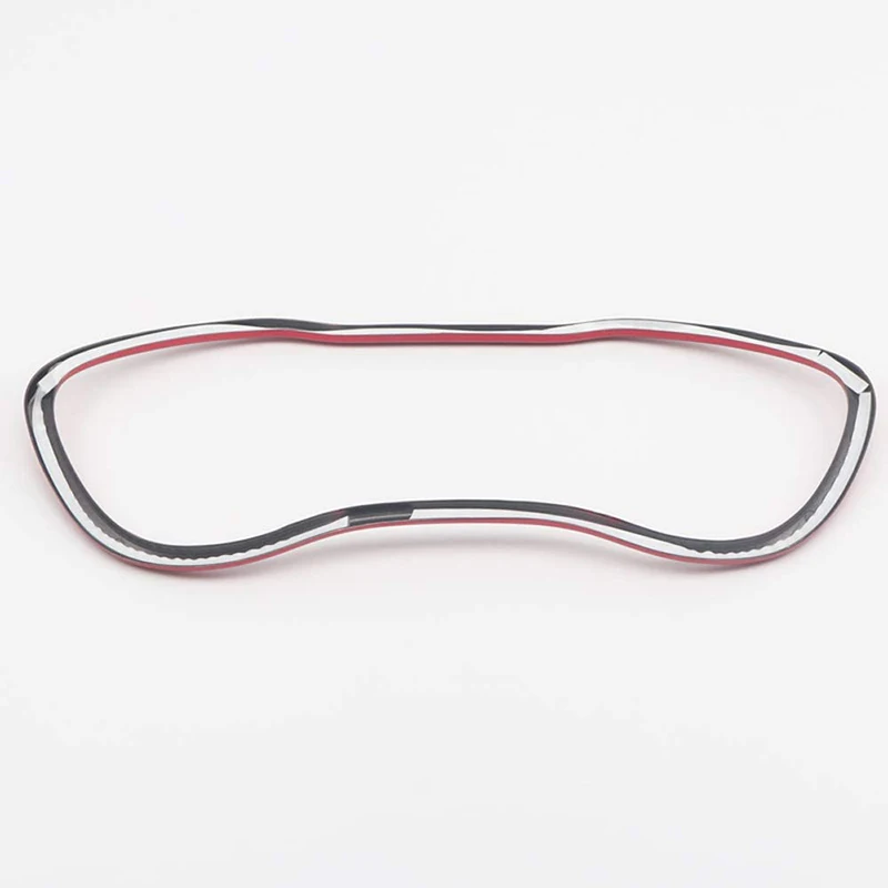 

for Dodge Challenger 2015-2019 ABS Red Interior Dashboard Meter Display Frame Cover Trim