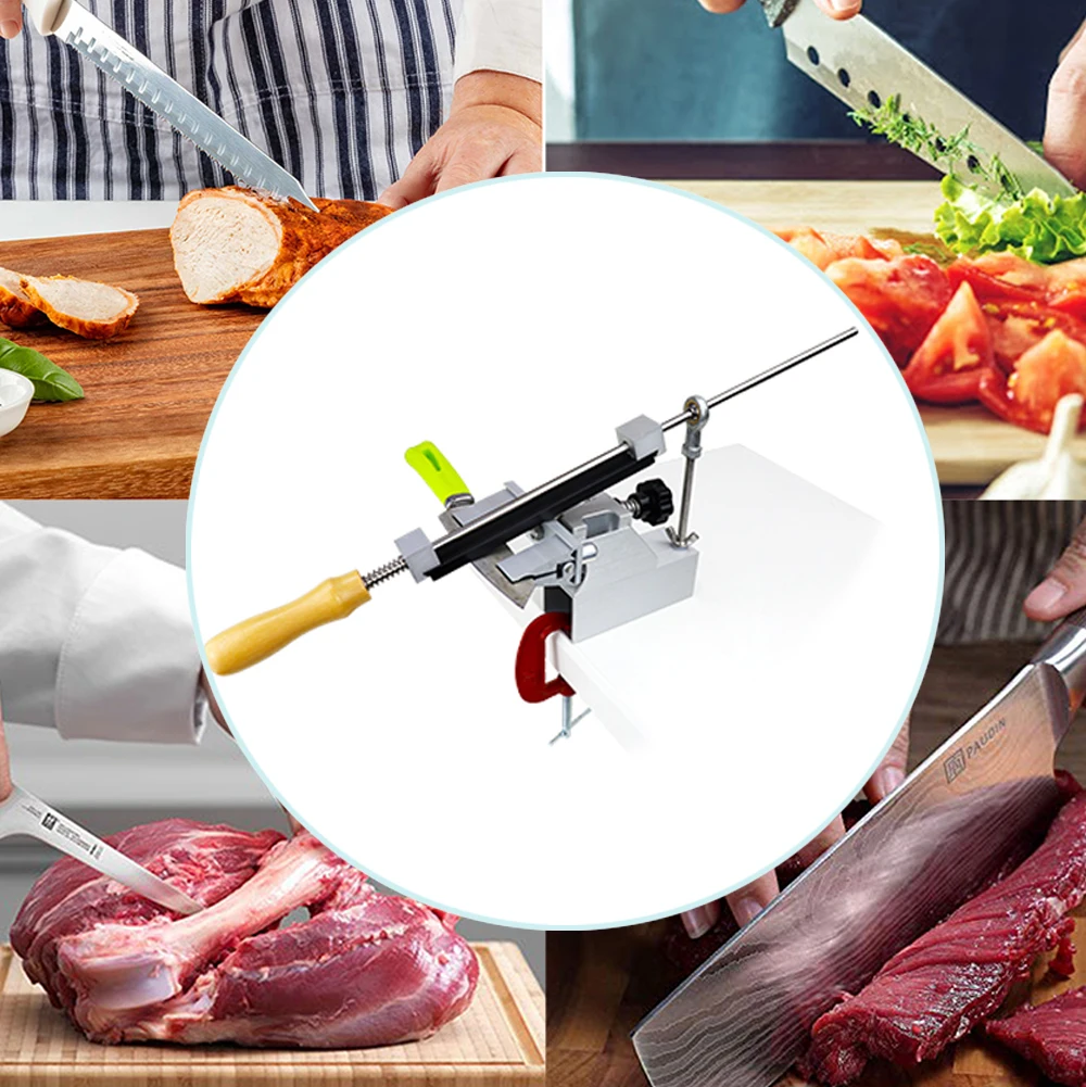 Новая обновленная система для заточки ножей Pro Lansky Apex с 3 точильными камнями набор