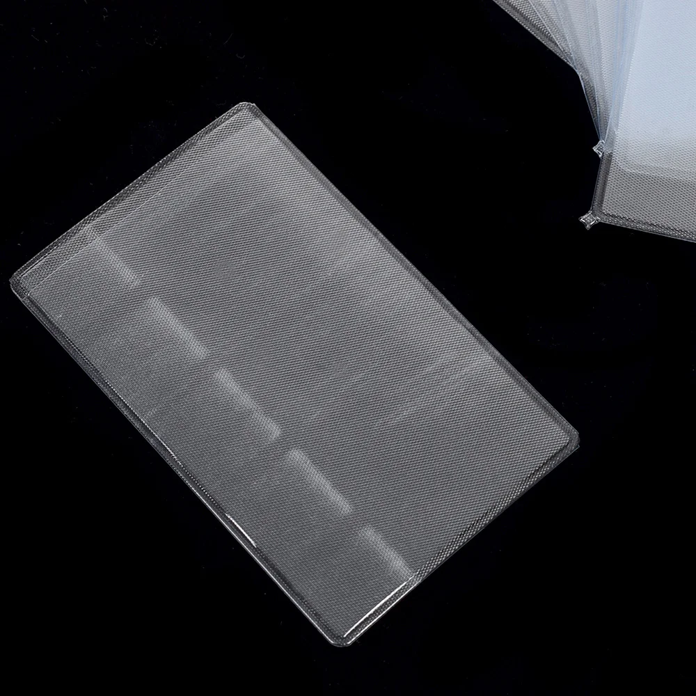 

10pcs/set Protect Id Card Business Card Cover Pvc Transparent Credit Card Holder Badge Travel Id Case Holder Accessories