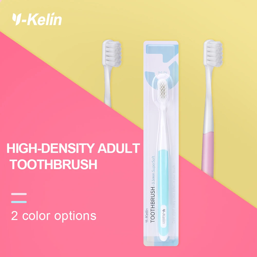 Y Kelin Новая зубная а с высокой плотностью Мягкая ухода за деснами парная teethbrush