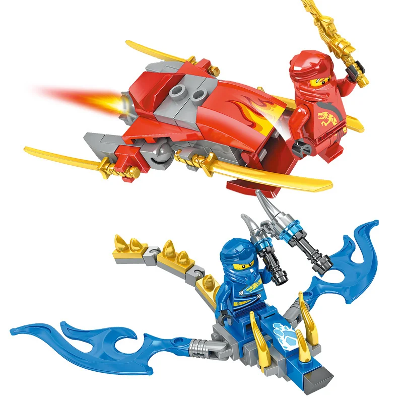 333 Строительные блоки Набор кирпичей для детей игрушки мальчик подарок 16в1 ниндзя