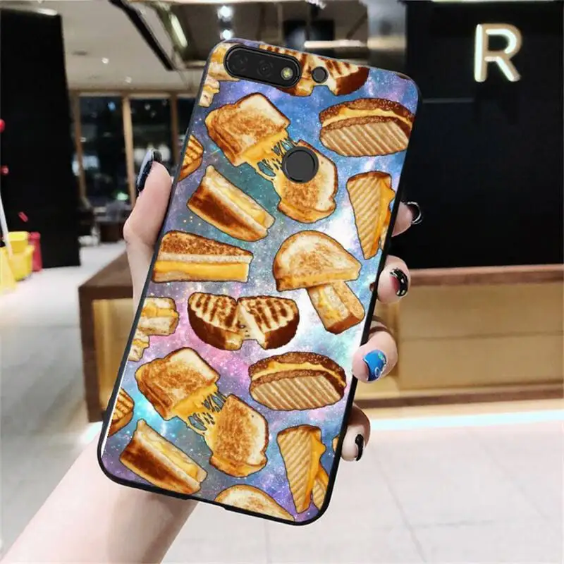 

Hamburger Sushi Phone Case For Huawei Honor 7C 7A 8X 9X 8A 10i 20lite 10 10lite 20S 20 8C 7X 8S 7S 9A 10X lite