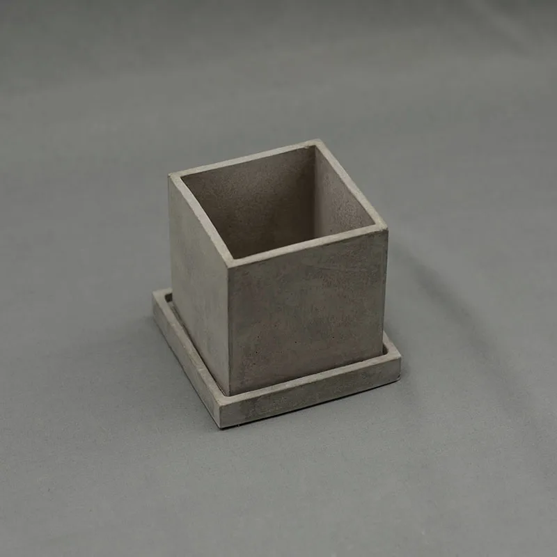 Круглый квадратный держатель для ручки контейнер штукатурки силиконовая форма