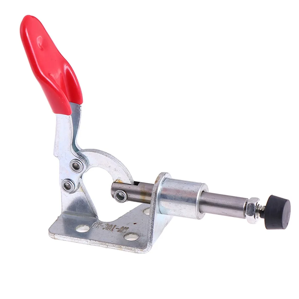 

New 45Kg Antislip Vertical Toggle Clamp GH-301-AM Plastic Covered Handle Toggle Clamp For Hand Tool