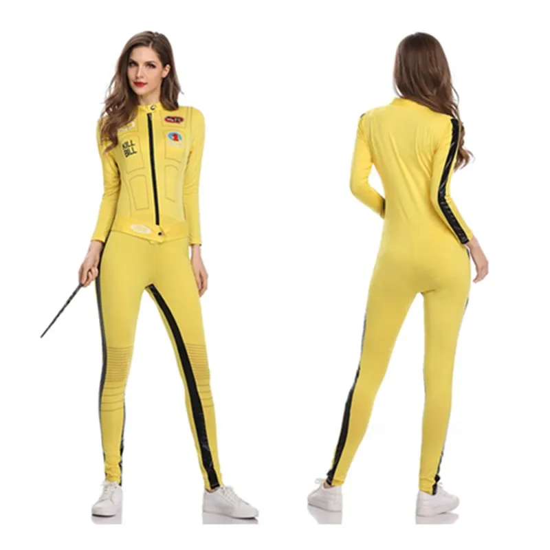 Комбинезон для косплея детей соблазнительный мотокостюм Убить Билла Беатрикс