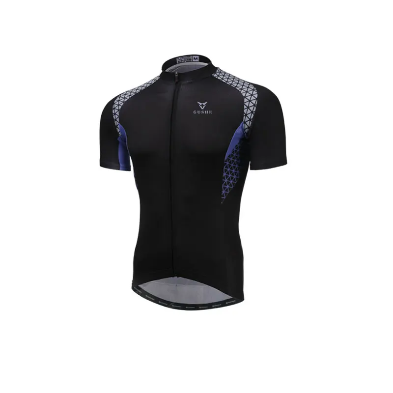 

GUSHE new short sleeve cycling suits high-grade fabrics quick-drying moisture breathable bicycle clothing sportswear