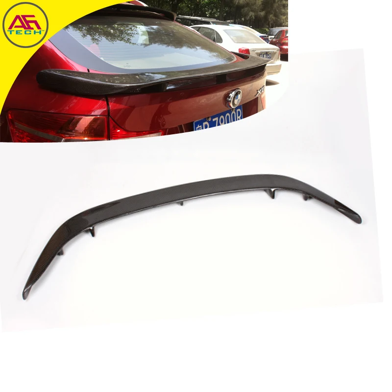 

Carbon fiber HM style E71 X6 auto back boot lip wing rear trunk spoiler wing for BMW E71 X6 2008-2014
