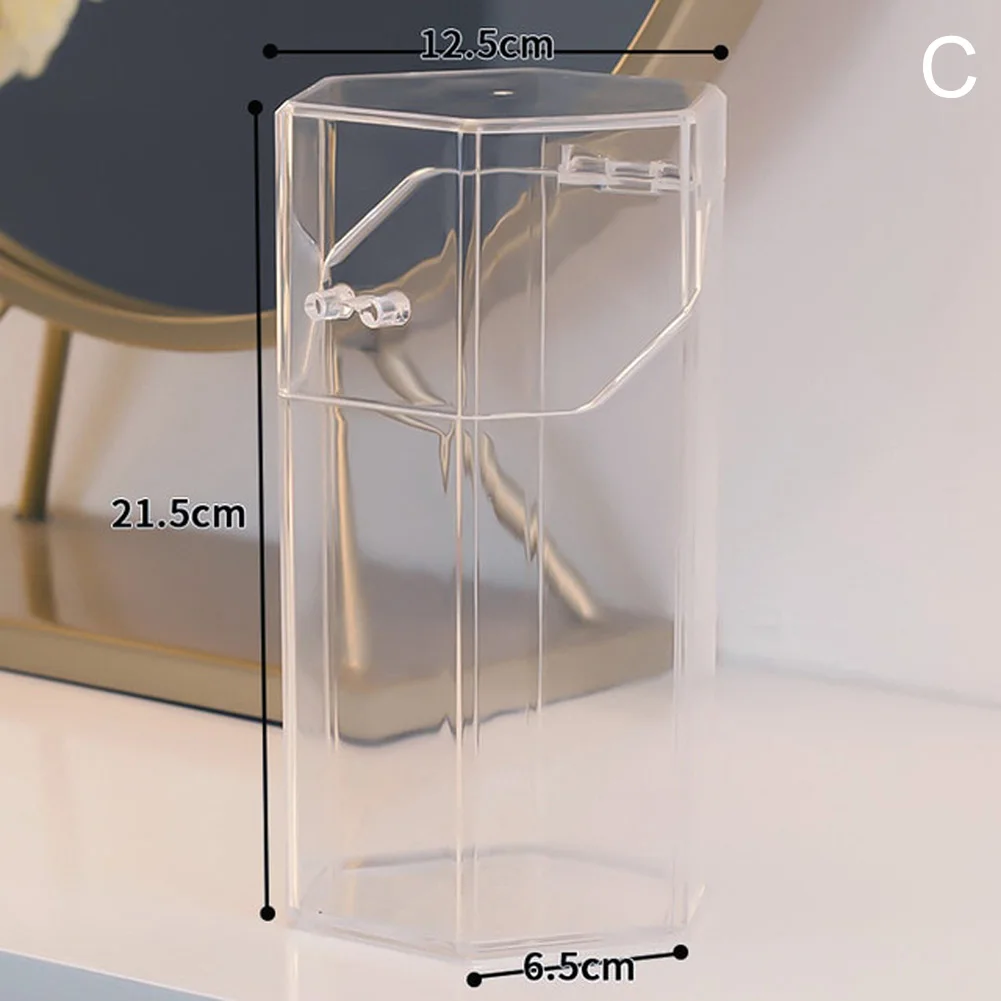 Настольная коробка для хранения квадратных/круглых/шестиугольных кистей