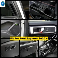 door speaker center control strip gear box lights control panel cover for ford explorer 2020 2022 accessories interior refit