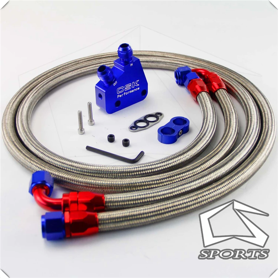 Масляный охладитель Сэндвич пластинчатый адаптер + масло/топливная