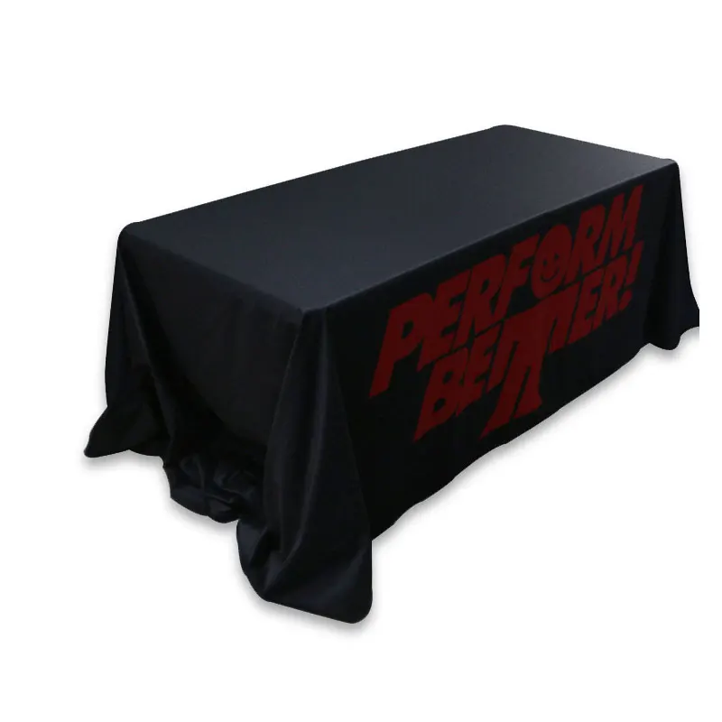 4фт 6фт тканевые баннеры с логотипом и скрытой крепежной системой, настольные скатерти с индивидуальным дизайном для рекламы, выставок и мероприятий.