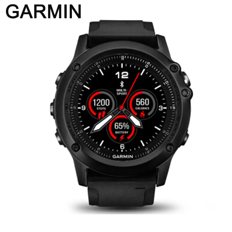 Смарт часы Garmin Fenix 3 HR Bluetooth 4 0 100 м водонепроницаемые|Мужские электронные часы| |