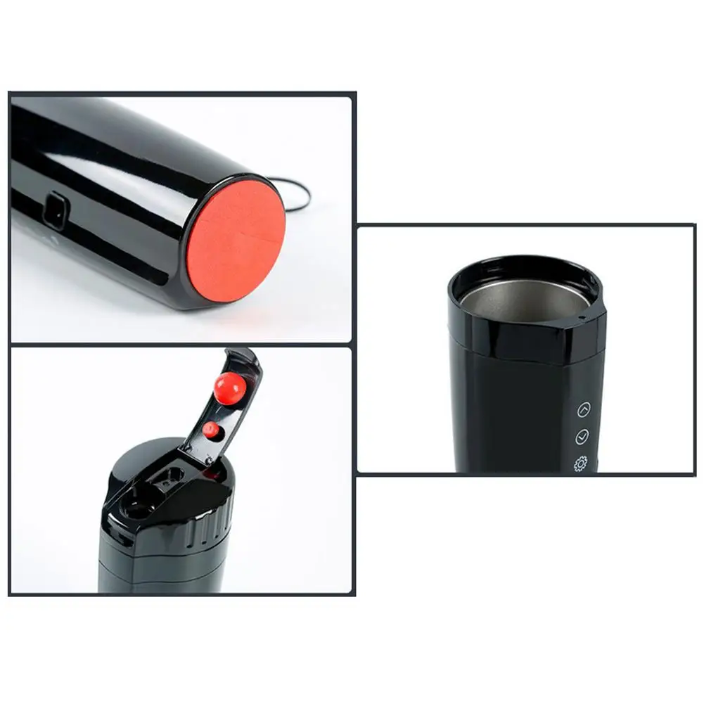 

Intelligent Temperature Control Realtime Vehicle Heating Cup Shockproof Stainless Steel Car Kettle Water Heater Car Accessories