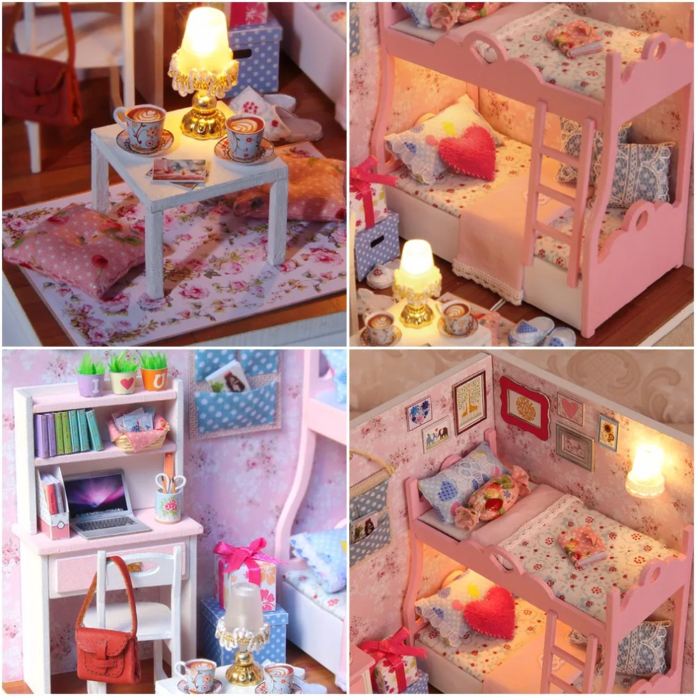 3D Миниатюрный Кукольный дом DIY мебель украшение игрушка ручной работы кукольный