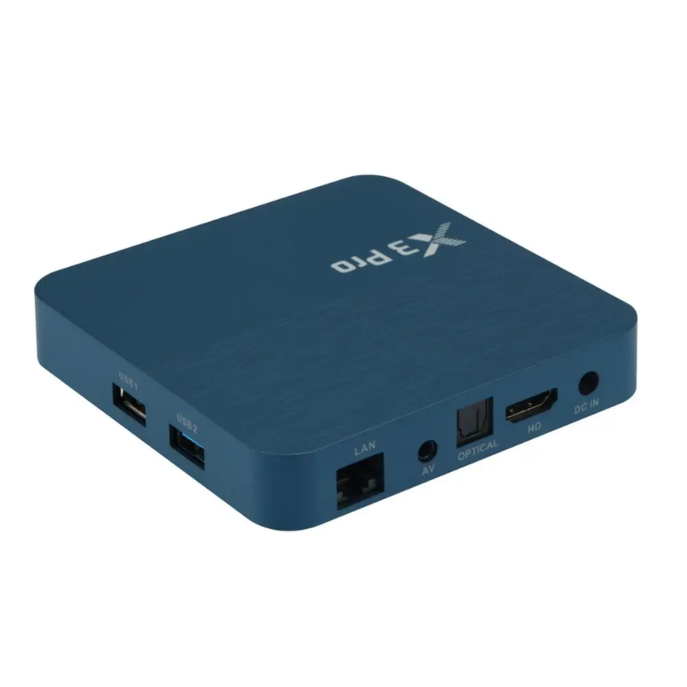 ТВ приставка X3 PRO Smart Set Top Box Amlogic S905X3 Android 9 0 4 ГБ 32 16 бит 2 4G 5G WiFi 1000 м LAN Bluetooth 4K HD