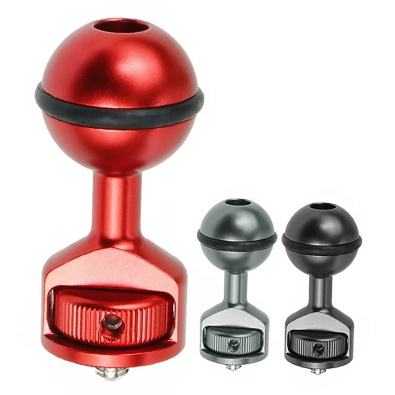 

1 дюйм шаровая Головка до 1/4 адаптер с винтовым креплением 360 Вращающийся для экшн-Камеры GoPro Hero 9 8 7 5 экшн Камера светильник монитор