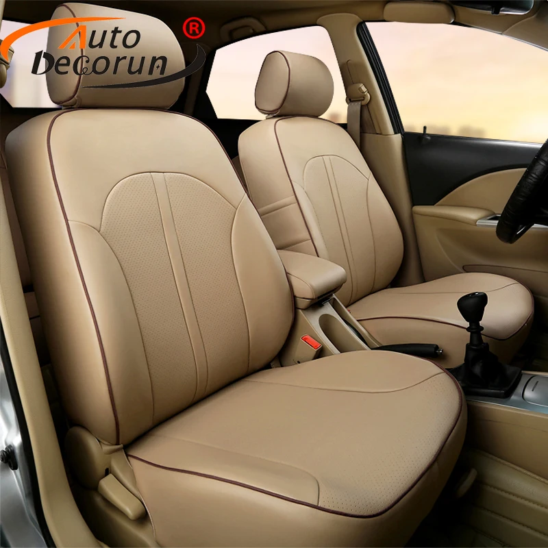 AutoDecorun Чехлы под заказ автомобильные сиденья ПВХ кожа для Toyota Sienna чехлы на 3 ряда 7