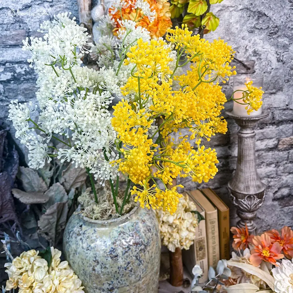 SunMade Пластиковые искуственные цветы в виде диких цветов детские дышащие ветки