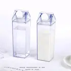 Прозрачная бутылка для молока, 1000 мл, портативная пластиковая бутылка для воды, сока, большой кувшин для воды, емкость N3F6