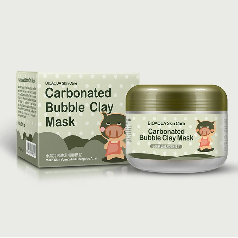 

Carbonated Bubbles Clay/Collagen Pigskin Face Mask Pores Deep Cleansing Skin Shrink Pores Mask 100g ZGOOD