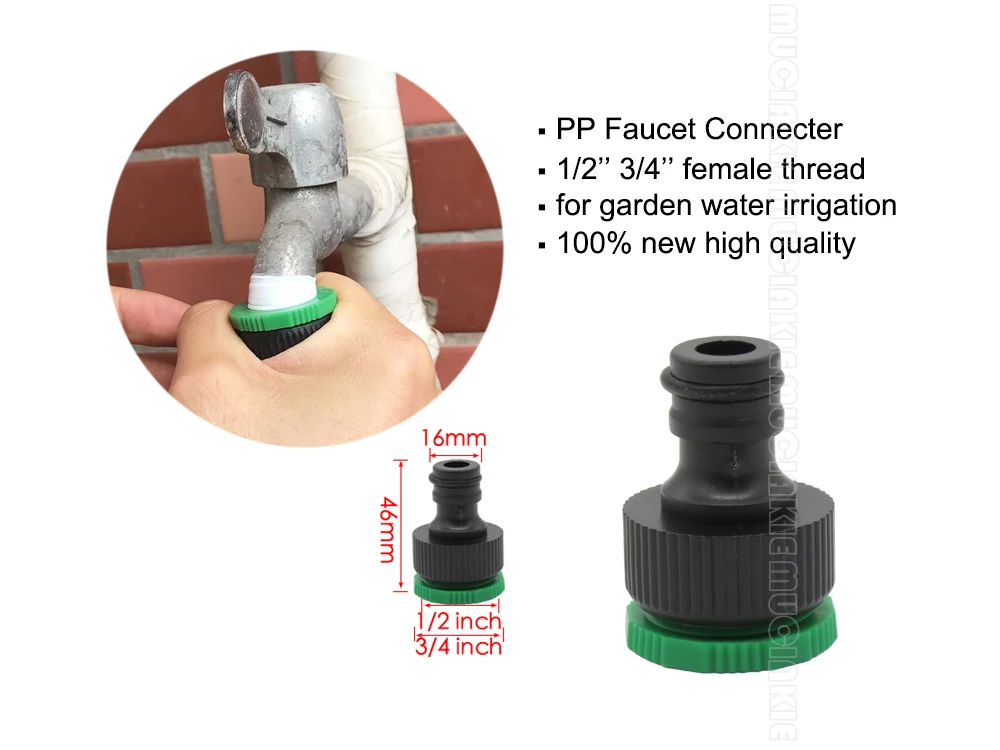 

MUCIAKIE 25M Garden Micro Irrigation Kits Drip Kits Misting Watering System Watering Automatic Adjustable Dripper Atomizer Sets