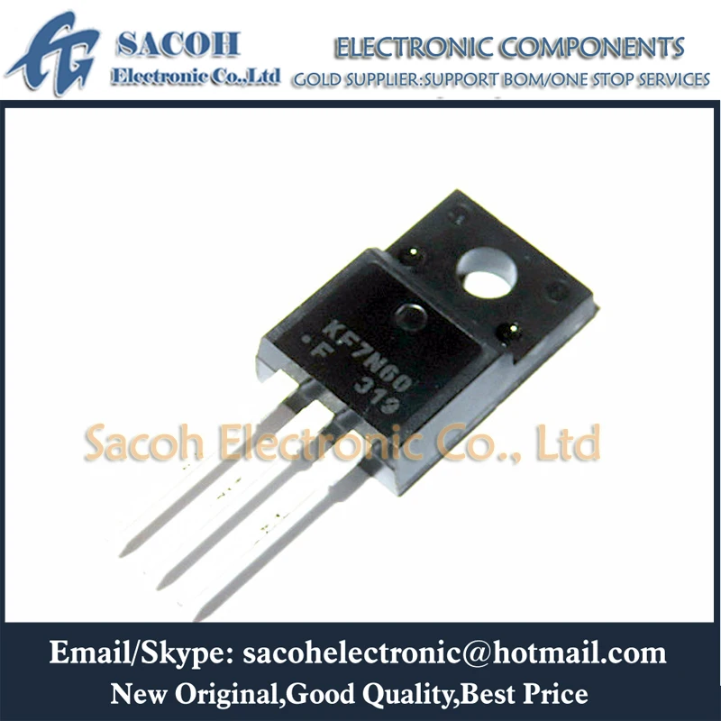 

New Original 10Pcs KF7N60F KF7N60P KF7N60 KF7N65F KF7N65P KF7N65 TO-220F/220 7A 600V Power MOSFET New Original IC