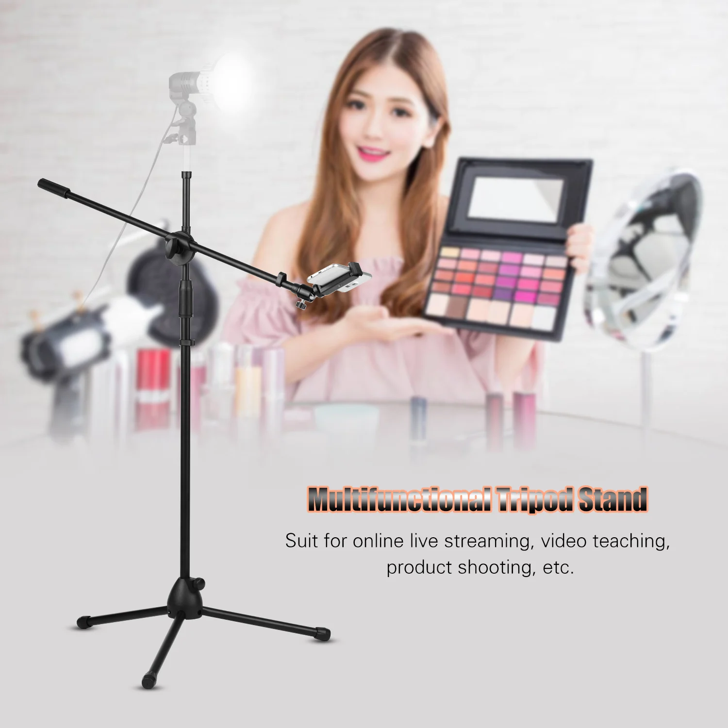 Продажа Штатив-тренога с держателем для светильник, 140 см/фута