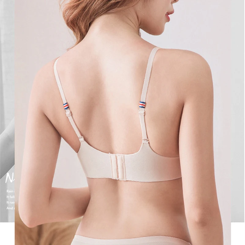 Бюстгальтер женский хлопковый бесшовный с чашками АВ | Женская одежда