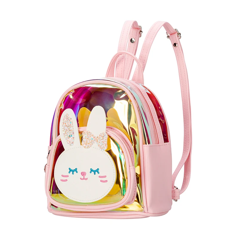 Детский рюкзак из ПУ кожи на молнии с двумя ремешками | Багаж и сумки