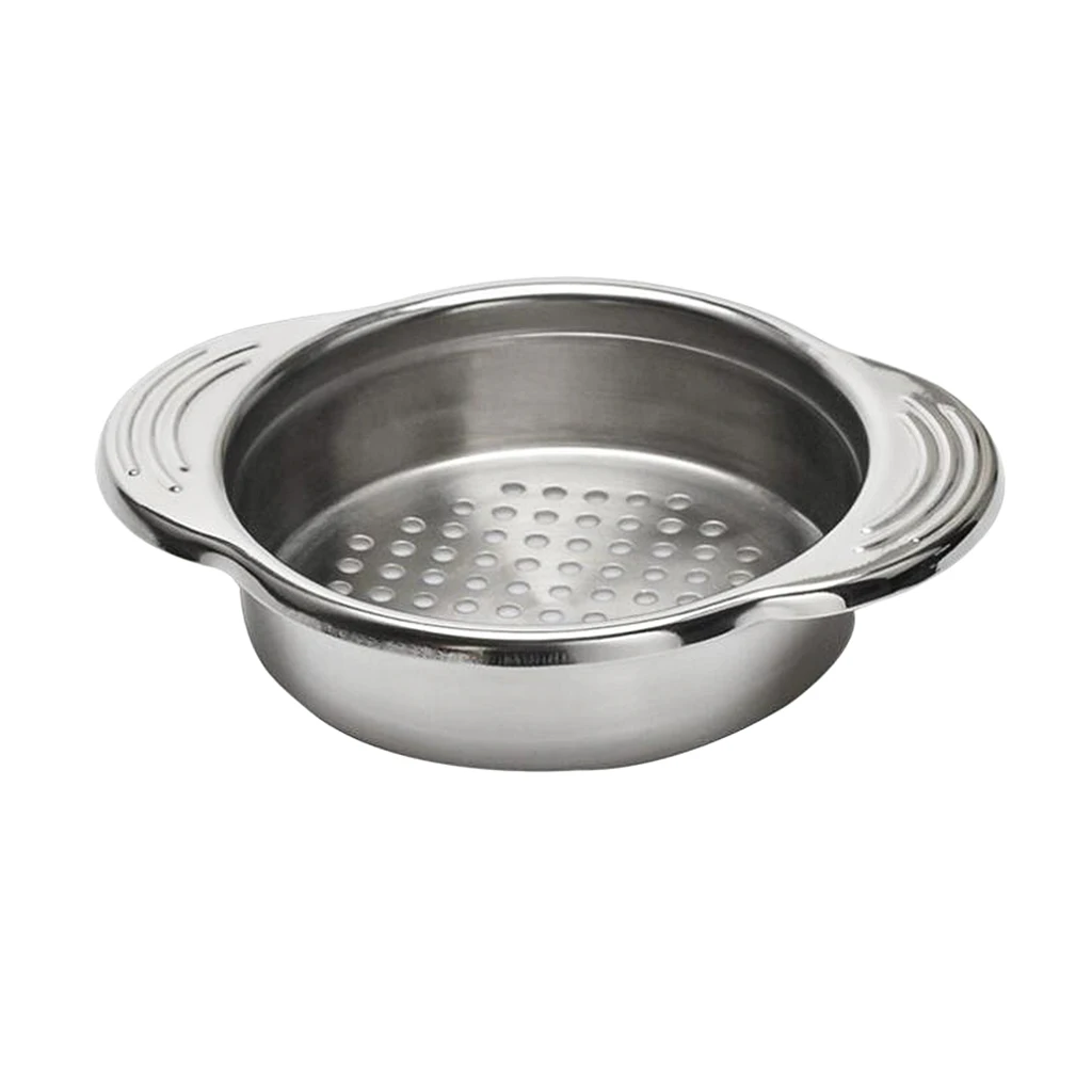 Нержавеющая сталь серебро банка Олово круглое отверстие фильтр для слива