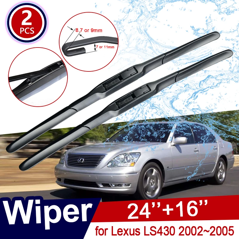 

Car Wiper Blades for Lexus LS XF30 LS430 2001~2006 Front Windscreen Windshield Wipers Brushes Accessories 2002 2003 2004 2005