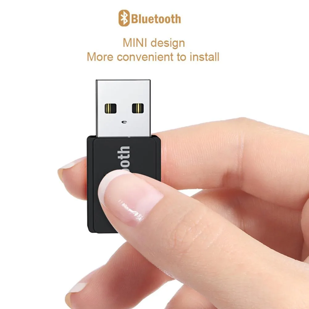 USB Bluetooth 5 0 адаптер аудио передатчик приемник ключ беспроводной для компьютера ПК