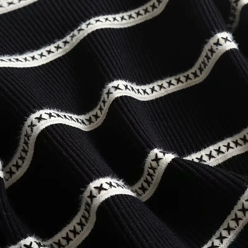 TMODA Za 2021 трикотажные женские однотонные свободные размера плюс с круглым вырезом