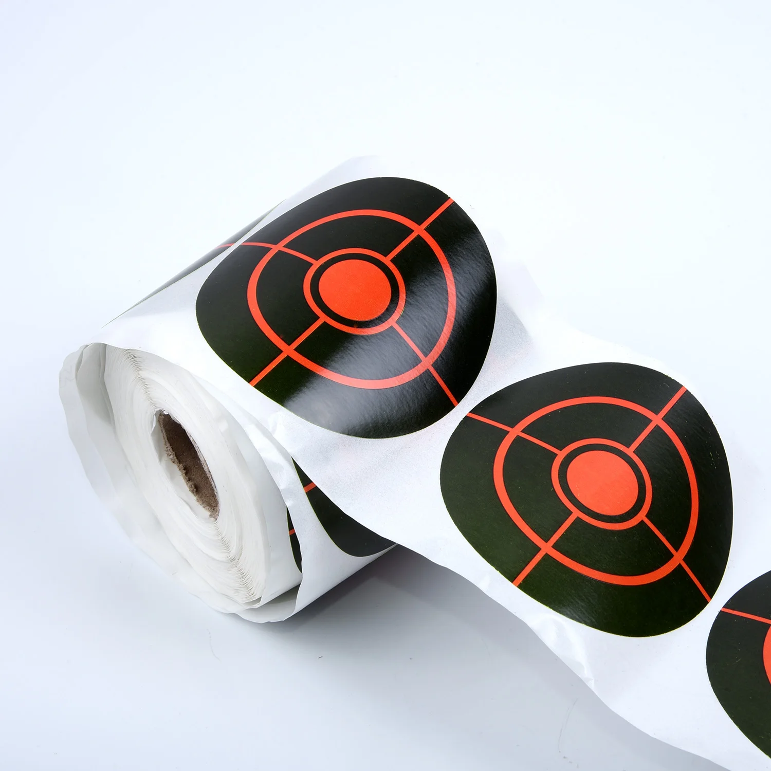

250Pcs/Roll Diameter 7.5 Cm Diameter Adhesive Splatter Target Shoot Practice Stickers Set For Outdoor Indoor Shooting Practice