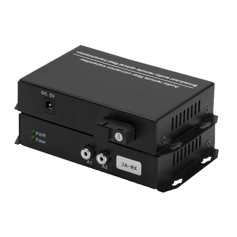 2 канальный RCA аудио в оптоволоконный цифровой преобразователь стерео по