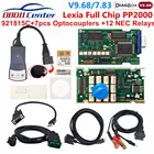 Диагностический сканер AER Lexia3, сканер V9.68 для PeugeotCitroen, полный чип 921815C, Lexia 3 PP2000, Diagbox V9.68, Golden Edge, Lexia3