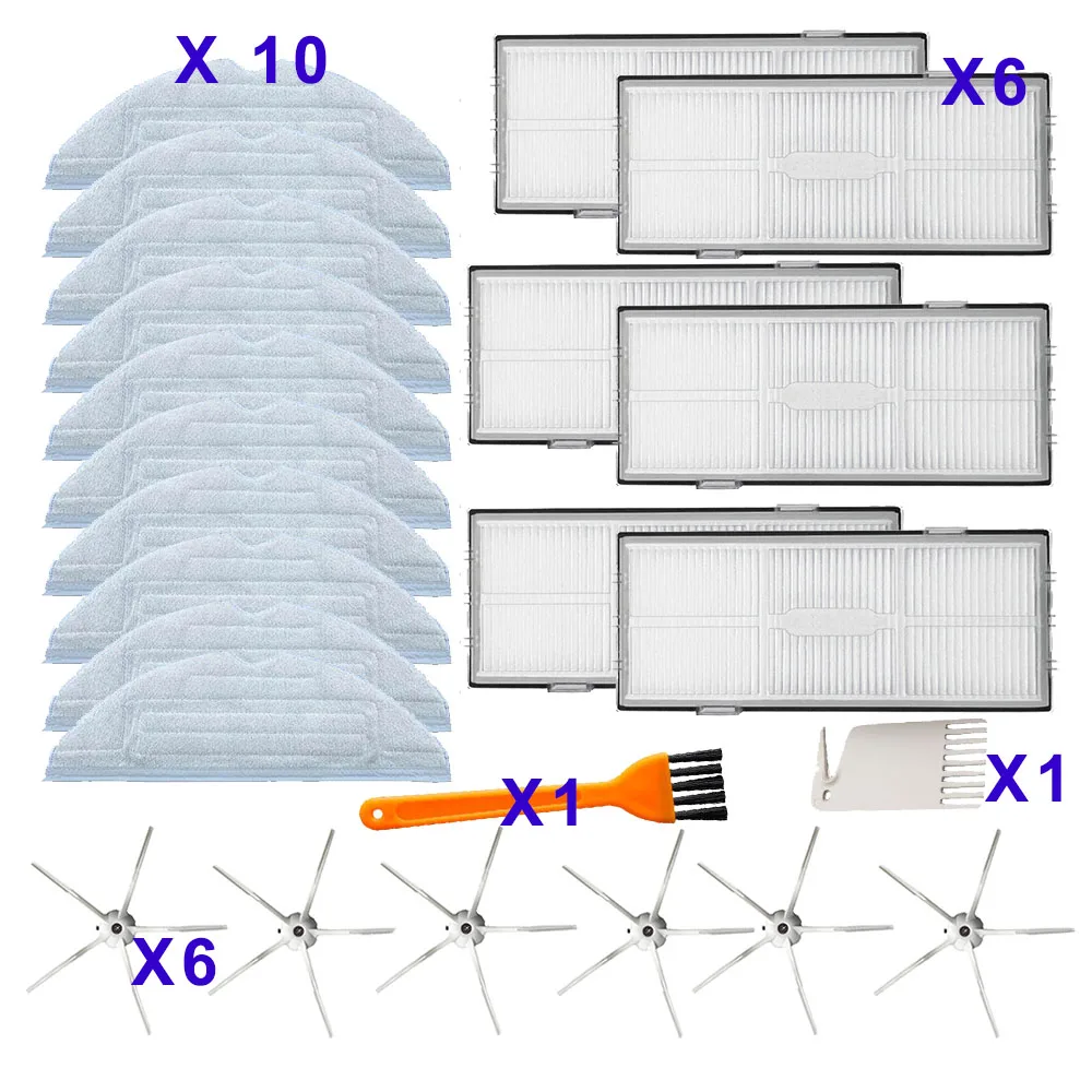 

Replacements Hepa filter Side brush mop cloths for Xiaomi Roborock T7S T7plus T7Splus S7 Accessories Mopping Cloth Spare Parts