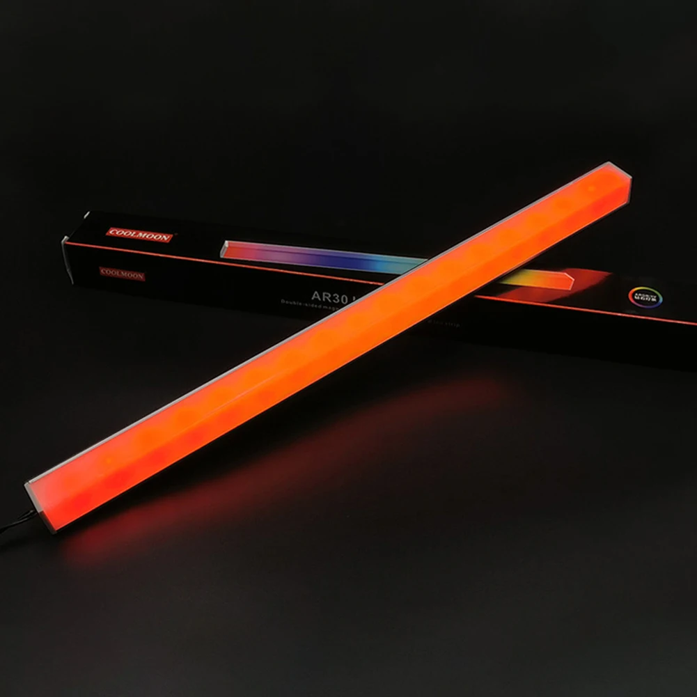ALLOYSEED 30 см RGB Светодиодная лента 5 в 3 контакта/маленький 4 контакта двусторонняя