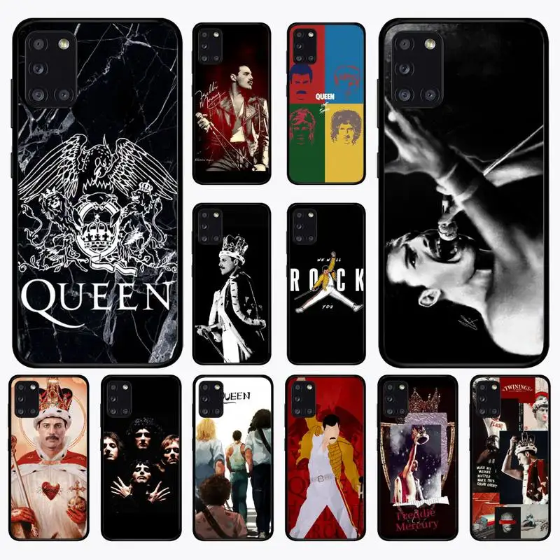 

Freddie Mercury Queen Phone Case for Samsung A 51 30s 71 21s 10 70 31 52 12 30 40 32 11 20e 20s 01 02s 72 cover