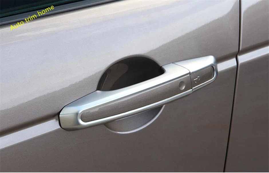 Lapetus Side Door Pull Handle Protection Cap Cover Trim 8 Pcs / 2 Model For Jaguar XF 2016 2017 2018 ABS Auto Accessories | Автомобили и