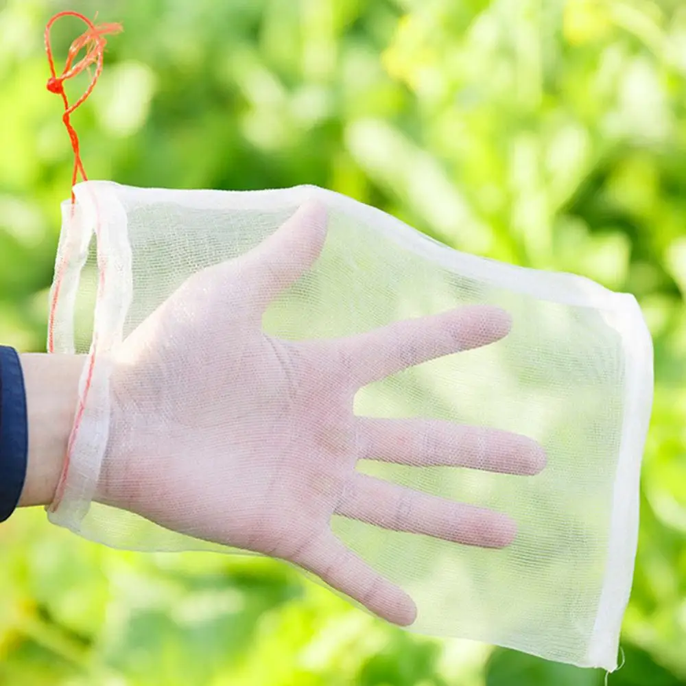 

50Pcs/set Fruit Protection Bag Garden Netting Bags Vegetable Grapes Apples Agricultural Pest Control Anti-Bird Mesh Grape Bags