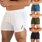 Новые мужские повседневные шорты, штаны для тренировок в тренажерном зале, бега, спортивных тренировок